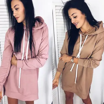 Women Long Sleeve Hoodie Sweatshirt Casual Pullover Jumper Hooded Tops Autumn Women Clothes Fashion
Women Long Sleeve Hoodie Sweatshirt Casual Pullover Jumper Hooded Tops Autumn Women Clothes Fashion