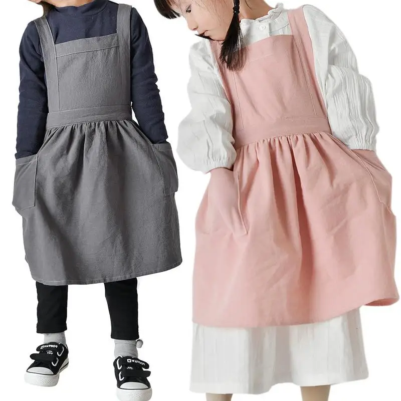 Japanese Korean Style Pure Cotton Kids Cleaning Apron Children Kitchen Cooking Baking Painting Art Keep Clean Pocket Bib Apron
Japanese Korean Style Pure Cotton Kids Cleaning Apron Children Kitchen Cooking Baking Painting Art Keep Clean Pocket Bib Apron