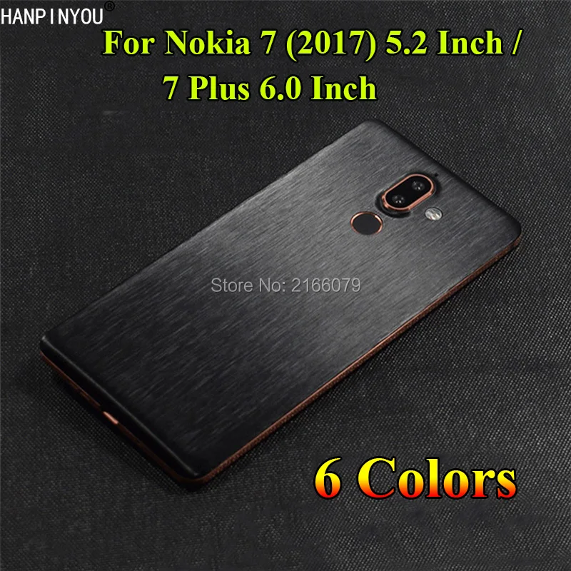 Для Nokia 7 5 2 "/7 Plus + 6 0" Полное покрытие на заднюю панель матовая металлическая