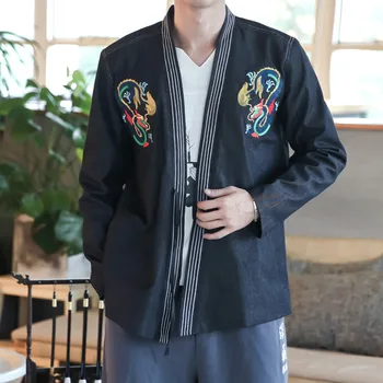#4304 Spring Autumn Vintage Embroidery Denim Kimono Denim Jacket Plus Size 5XL Streetwear Loose Jeans Coat V-neck Windbreaker
#4304 Spring Autumn Vintage Embroidery Denim Kimono Denim Jacket Plus Size 5XL Streetwear Loose Jeans Coat V-neck Windbreaker