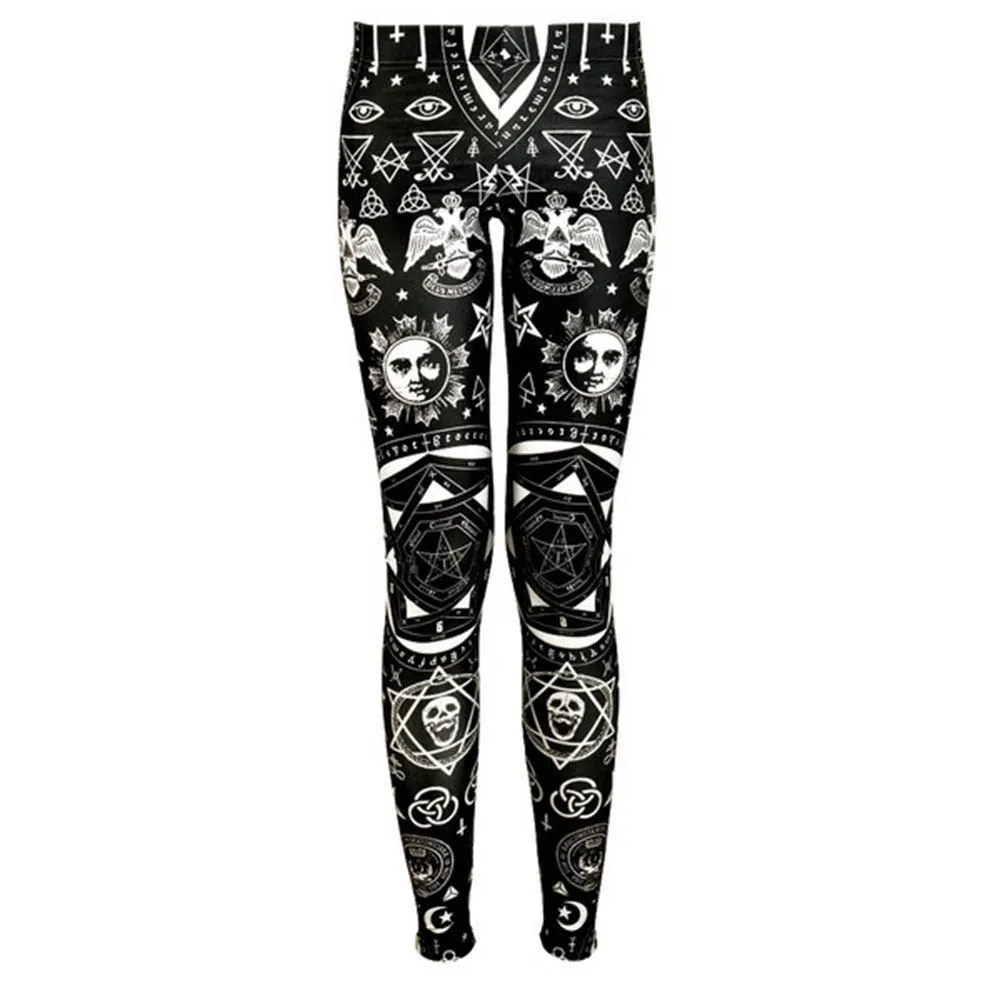 Leggings Women Autumn Thin Goth Fashion Skull Star Print Soft Workout Fitness Sweatpants Stretch Breathable Slim Casual Leggings
Leggings Women Autumn Thin Goth Fashion Skull Star Print Soft Workout Fitness Sweatpants Stretch Breathable Slim Casual Leggings