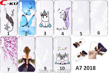 C-ku For Samsung Galaxy A7 2018 J4 PLUS J6 Cartoon Feather Soft TPU Case Girl Unicorn Clear Flower Rubber Cover Luxury 100pcs
C-ku For Samsung Galaxy A7 2018 J4 PLUS J6 Cartoon Feather Soft TPU Case Girl Unicorn Clear Flower Rubber Cover Luxury 100pcs