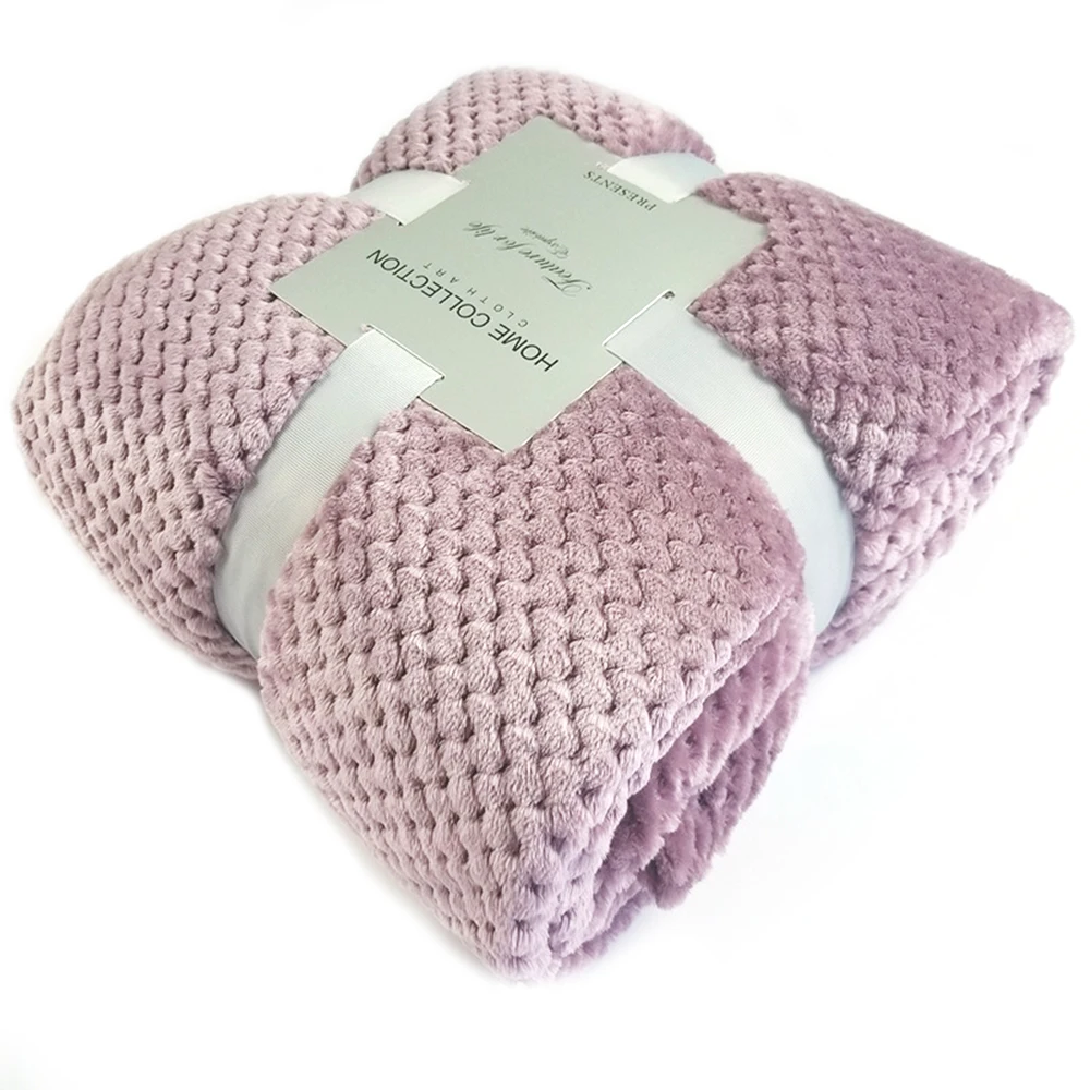 High Quality Flannel Bed Blanket Super Soft Warm Fleece Blanket Mesh Pattern Towel for Aircraft Bed Car Travel 70*100CM
High Quality Flannel Bed Blanket Super Soft Warm Fleece Blanket Mesh Pattern Towel for Aircraft Bed Car Travel 70*100CM