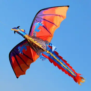 New 3D Dragon Kite Single Line With Tail Kites Outdoor Fun Toy Kite Family Outdoor Sports Toy Children Kids with 100m Kite Line
New 3D Dragon Kite Single Line With Tail Kites Outdoor Fun Toy Kite Family Outdoor Sports Toy Children Kids with 100m Kite Line