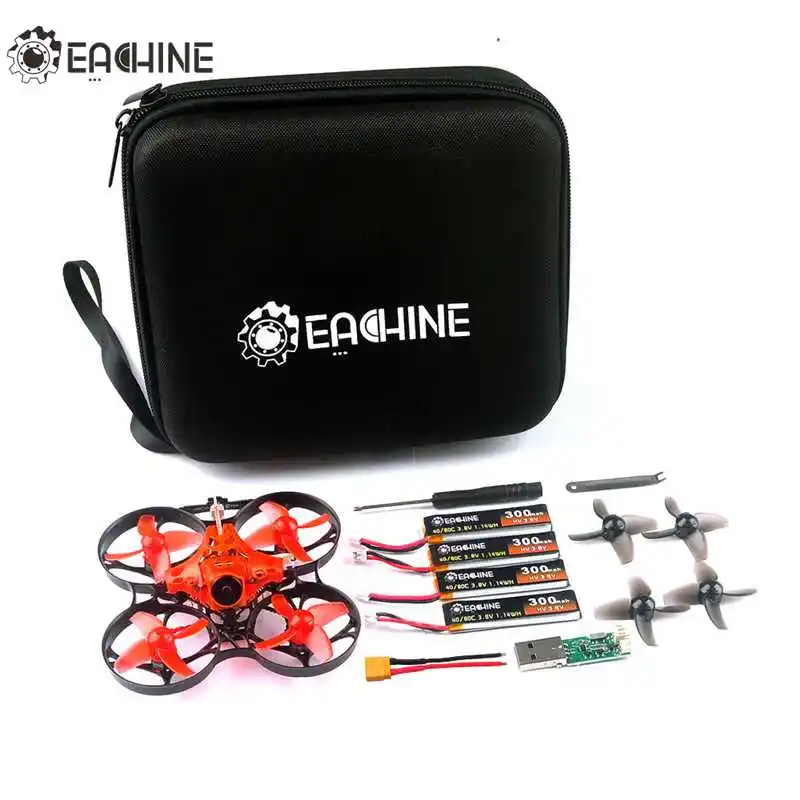Hot Sale Eachine TRASHCAN 75mm Crazybee F4 PRO OSD 2S Whoop FPV Racing Drone Caddx Eos2 Adjustable Camera 25/200MW VTX RC Drone
Hot Sale Eachine TRASHCAN 75mm Crazybee F4 PRO OSD 2S Whoop FPV Racing Drone Caddx Eos2 Adjustable Camera 25/200MW VTX RC Drone