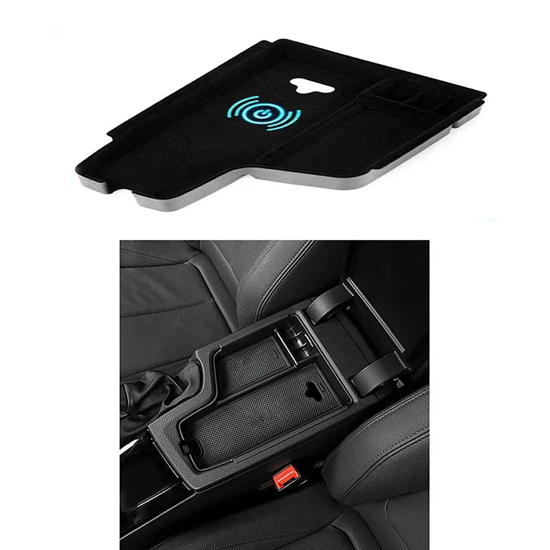 Black ABS and Velvet Mobile Phone Wireless Car Charger Armrest Storage Box For BMW 3 Series 2013-2018
Black ABS and Velvet Mobile Phone Wireless Car Charger Armrest Storage Box For BMW 3 Series 2013-2018