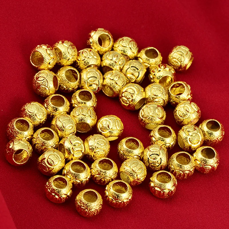 10pcs 2019 Hot Vietnam Gold Beads 8mm for Jewelry Concise Fashion Transfer Beads DIY Fashion Jewelry Findings
10pcs 2019 Hot Vietnam Gold Beads 8mm for Jewelry Concise Fashion Transfer Beads DIY Fashion Jewelry Findings
