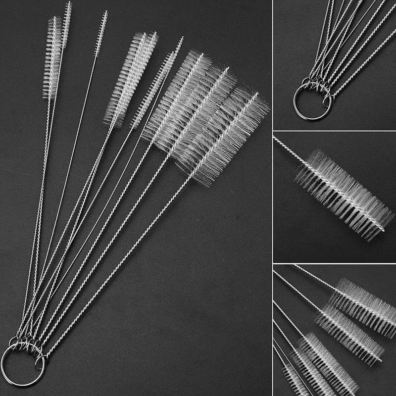 10PCS Nylon Stainless Steel Cleaning Brushes Test Tube Bottle Straw Multifunction Washing Cleaner Bristle Kit Pipe Bong Cleaners
10PCS Nylon Stainless Steel Cleaning Brushes Test Tube Bottle Straw Multifunction Washing Cleaner Bristle Kit Pipe Bong Cleaners