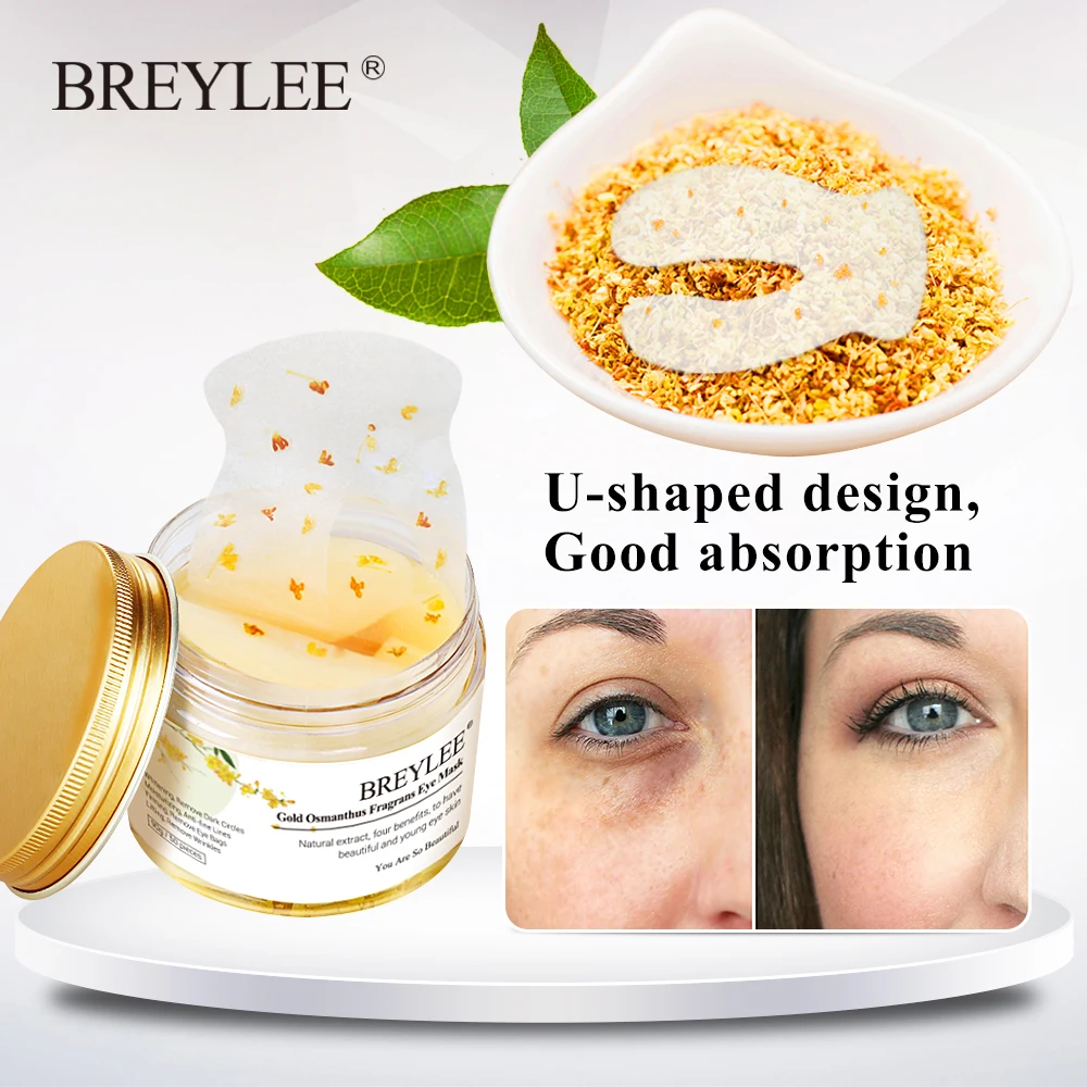 BREYLEE Gold Osmanthus Eye Mask Collagen Gel Remove Dark Circles Eye Patch Face Lifting Firming Serum Skin Eye Care 50pcs
BREYLEE Gold Osmanthus Eye Mask Collagen Gel Remove Dark Circles Eye Patch Face Lifting Firming Serum Skin Eye Care 50pcs