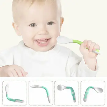 Kids Learning Utensils Tableware Baby Feeding Spoon Soft Food Grade Silicone Spoon Utensils
Kids Learning Utensils Tableware Baby Feeding Spoon Soft Food Grade Silicone Spoon Utensils