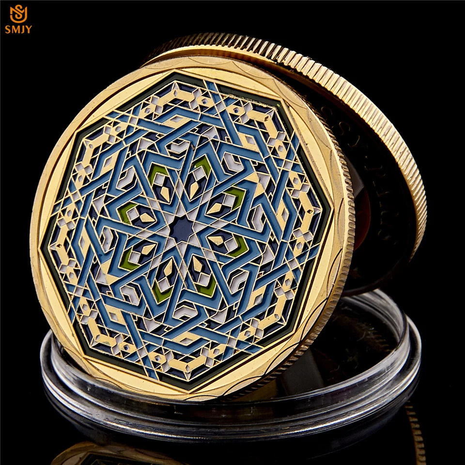 Восьмиугольная копия Рамадана Kareem Саудовская Аравия исламское золото