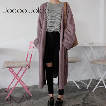 Jocoo Jolee Winter Women Loose Long Cardigan Fashion Ladies Long Knitted Sweater Coat Vintage Long Knitted Outwear Plus Size
Jocoo Jolee Winter Women Loose Long Cardigan Fashion Ladies Long Knitted Sweater Coat Vintage Long Knitted Outwear Plus Size