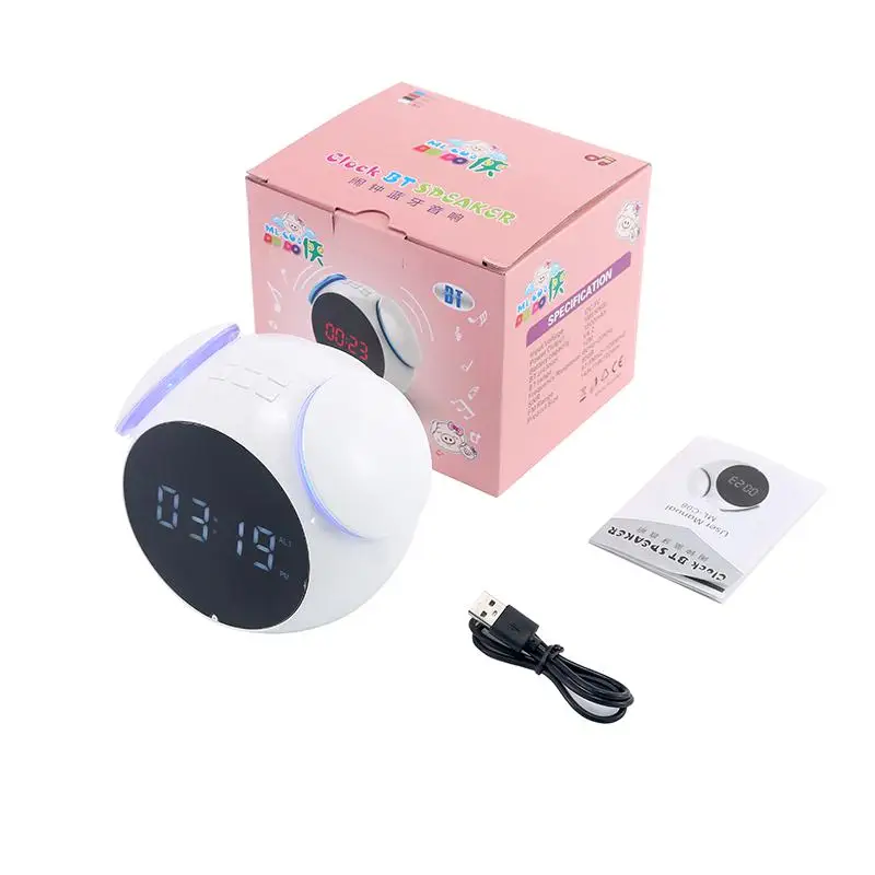 Wireless Bluetooth Alarm Clock Speaker Mirror Display Subwoofer Stereo Surround Sound Bluetooth Speakers Support Aux TF
Wireless Bluetooth Alarm Clock Speaker Mirror Display Subwoofer Stereo Surround Sound Bluetooth Speakers Support Aux TF