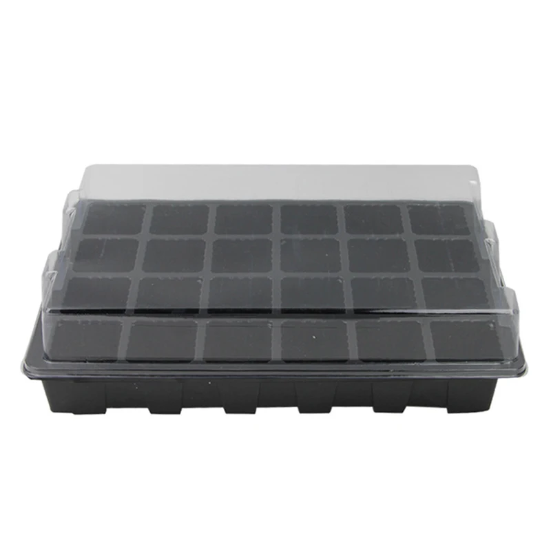 3pcs Set high quality Seedling Box Black 24Cell Plug Propagation Tray Plant Seed Cloning Insert Clone Grow Box Sale garden tools
3pcs Set high quality Seedling Box Black 24Cell Plug Propagation Tray Plant Seed Cloning Insert Clone Grow Box Sale garden tools