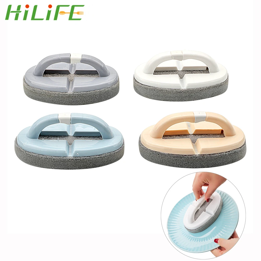 HILIFE Strong Decontamination Magic Sponge Brush With Handle Folding Washing Dishes Sponges Tiles Pot Sponge Brush Cleaning Tool
HILIFE Strong Decontamination Magic Sponge Brush With Handle Folding Washing Dishes Sponges Tiles Pot Sponge Brush Cleaning Tool