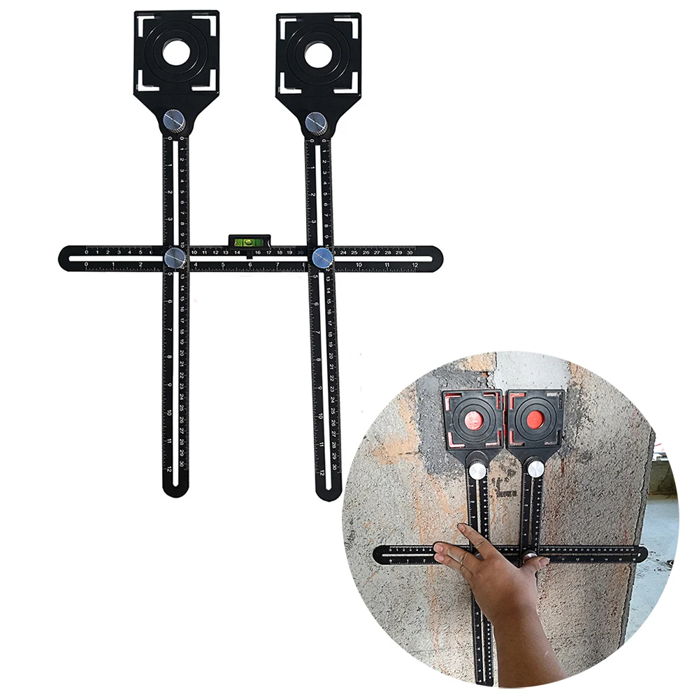 Multi-hole Adjustable Angle Ruler Drill Guide Glass Tiles Woodworking Gauges Measuring Tool Protractors
Multi-hole Adjustable Angle Ruler Drill Guide Glass Tiles Woodworking Gauges Measuring Tool Protractors