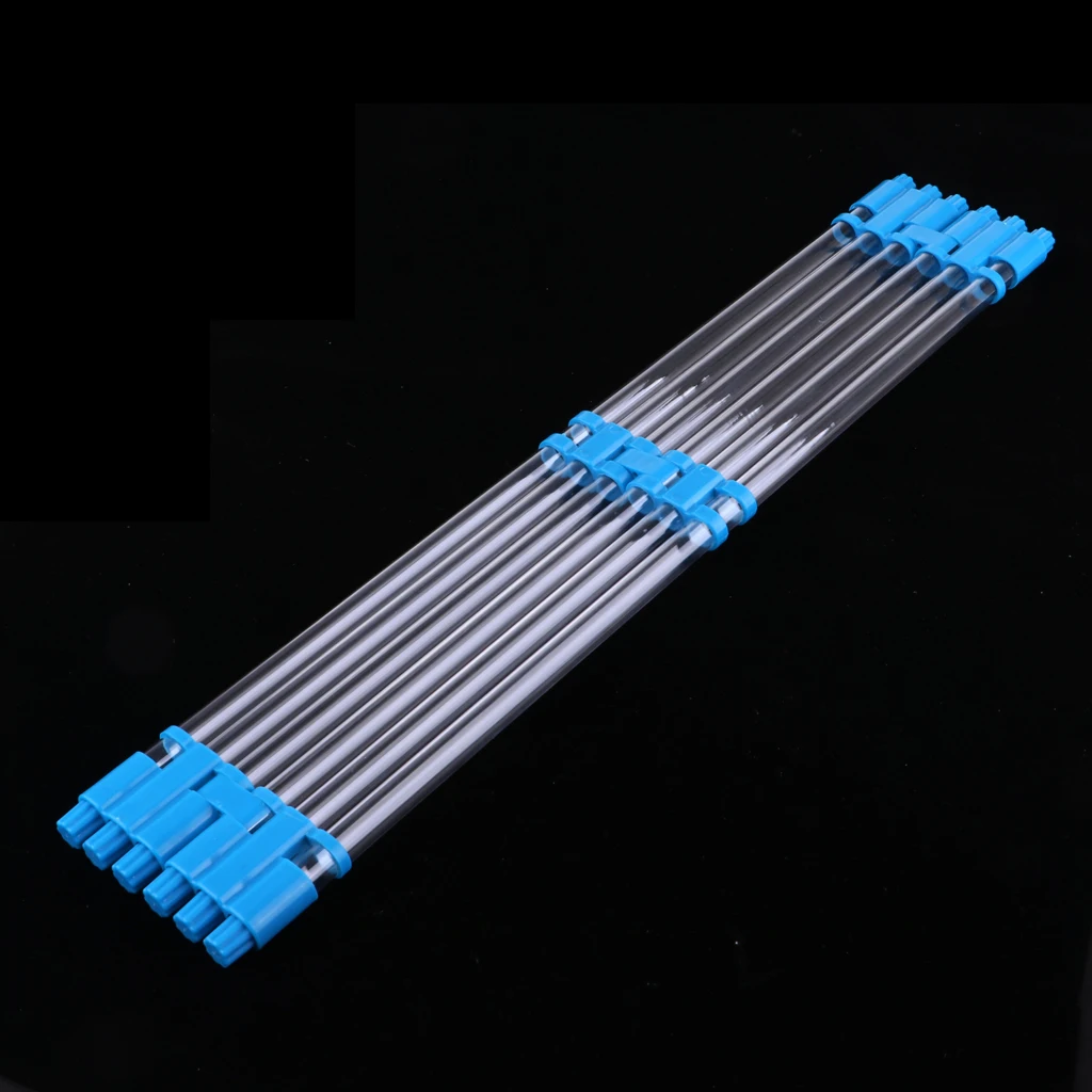 Plastic Fishing Float Tube 55cm Length Thick Protective Storage End Caps 6-Tube for Waggler Floats or Stick Floats
Plastic Fishing Float Tube 55cm Length Thick Protective Storage End Caps 6-Tube for Waggler Floats or Stick Floats