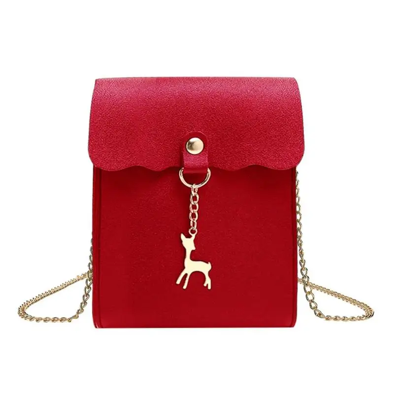 Fashion Women Deer Pendant Shoulder Bags PU Leather Handbags Fro women Mini Chain Crossbody Clutch Hand Bag bolsa feminina
Fashion Women Deer Pendant Shoulder Bags PU Leather Handbags Fro women Mini Chain Crossbody Clutch Hand Bag bolsa feminina