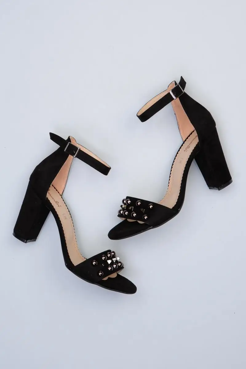 Bambi Black Female high-Heeled Shoes F0331063072 | Обувь