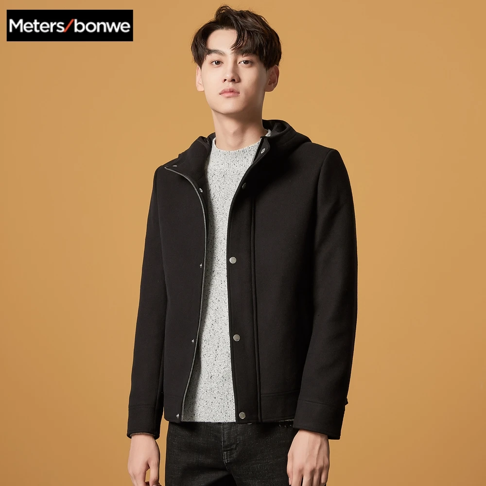 METERSBONWE Hoodies Winter Men Wool Coat Simple Short Overcoat Korean Tide Jacket Youth
METERSBONWE Hoodies Winter Men Wool Coat Simple Short Overcoat Korean Tide Jacket Youth