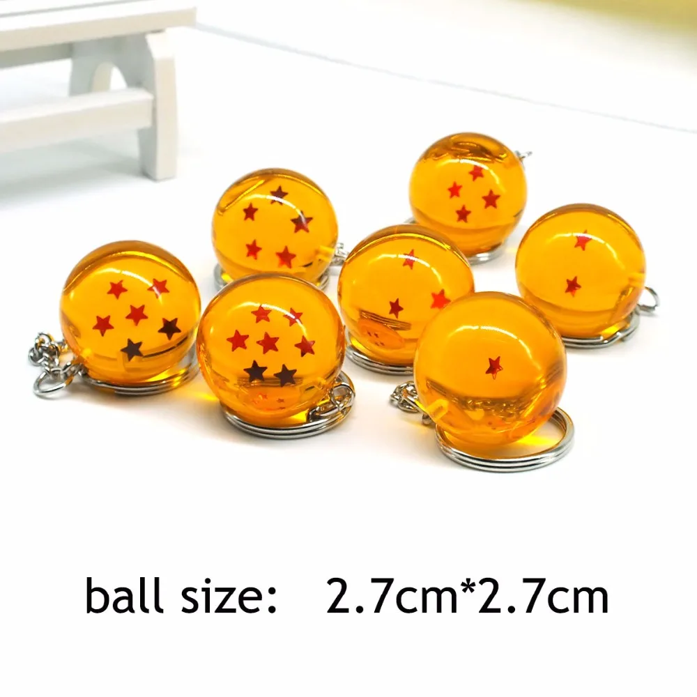 Crystal Ball Cartoon Keychain Child Anime Dragon Ball Z DBZ Crystal Ball Dragonball Z 7 Stars Keyrings PVC Pendant Key Holder
Crystal Ball Cartoon Keychain Child Anime Dragon Ball Z DBZ Crystal Ball Dragonball Z 7 Stars Keyrings PVC Pendant Key Holder