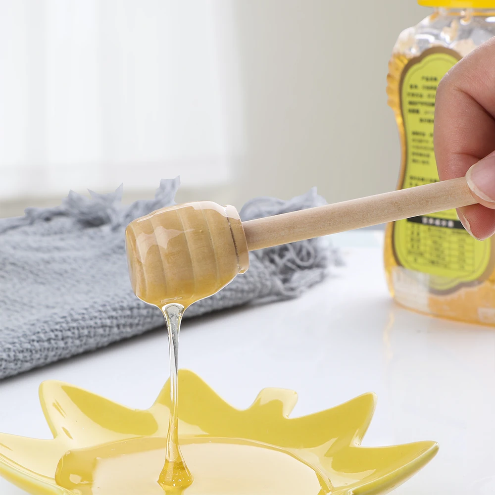 Wooden Honey Spoon Mixing Stick Dipper Practical Long Handle For Honey Jar Kithcen Accessories Honey Stick
Wooden Honey Spoon Mixing Stick Dipper Practical Long Handle For Honey Jar Kithcen Accessories Honey Stick