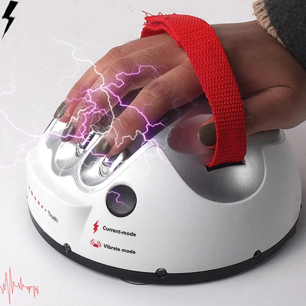 Creative Micro Electric Shock Lie Detector Truth Game Toys Polygraph Test Adjustable Adult Micro Electric Shock Lie Detector Toy
Creative Micro Electric Shock Lie Detector Truth Game Toys Polygraph Test Adjustable Adult Micro Electric Shock Lie Detector Toy