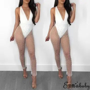 New 2018 Sexy Womens Pencil Pants Fashion Lady See Through Trousers Sexy Mesh High Waist Pearls Patchwork Transparent Trousers
New 2018 Sexy Womens Pencil Pants Fashion Lady See Through Trousers Sexy Mesh High Waist Pearls Patchwork Transparent Trousers