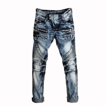 Streetwear Hip Hop Motorcycle Denim Pants New Men Vintage Slim Fit Straight Biker Jeans Multiple Zipper Pleated Stitching Male
Streetwear Hip Hop Motorcycle Denim Pants New Men Vintage Slim Fit Straight Biker Jeans Multiple Zipper Pleated Stitching Male