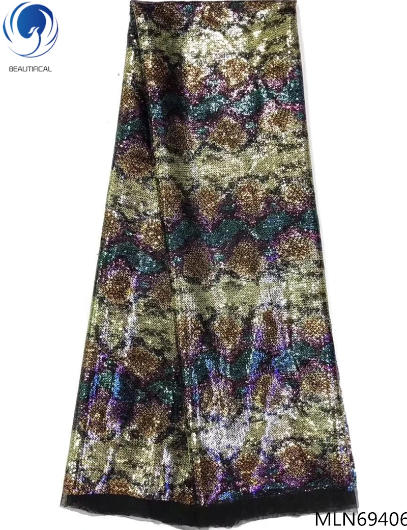 BEAUTIFICAL lace dress fabric african lace fabric with sequins latest net lace 2019 glitter fabrics laces 5yards per lot MLN694
BEAUTIFICAL lace dress fabric african lace fabric with sequins latest net lace 2019 glitter fabrics laces 5yards per lot MLN694