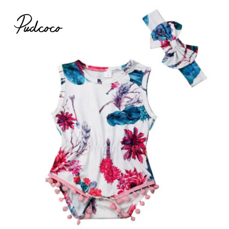 2PCS summer girl Toddler Kids Baby Girls Outfits Tassel Romper+Floral Headband Clothes girls sets clothing 0-24 Months
2PCS summer girl Toddler Kids Baby Girls Outfits Tassel Romper+Floral Headband Clothes girls sets clothing 0-24 Months