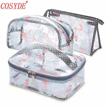 Flamingo Transparent Organizer Travel PVC Transparent Waterproof Makeup Bag Beautician Storage Bags Girl Women Cosmetic Bag
Flamingo Transparent Organizer Travel PVC Transparent Waterproof Makeup Bag Beautician Storage Bags Girl Women Cosmetic Bag