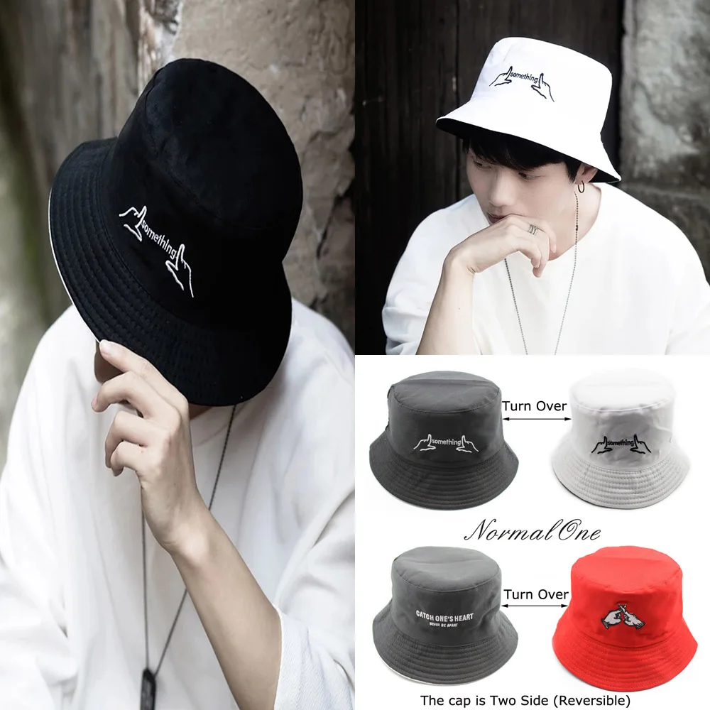 Unisex Bucket Hat Two Side Reversible Cap Embroidery Letter Hand Fruit Beach Dance Sport Dad Hats Kpop Summer Fisherman Caps
Unisex Bucket Hat Two Side Reversible Cap Embroidery Letter Hand Fruit Beach Dance Sport Dad Hats Kpop Summer Fisherman Caps