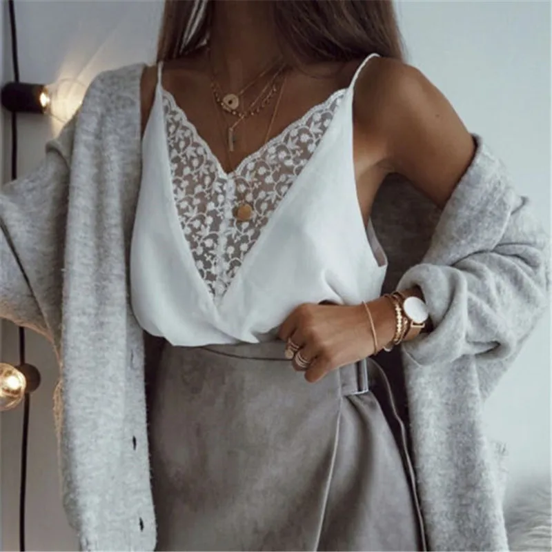 Women Ladies Boho Beach Summer Top Holiday Loose Off shoulder Lace Vest Blouse Sleeveless Casual Femme Vest camisa feminina
Women Ladies Boho Beach Summer Top Holiday Loose Off shoulder Lace Vest Blouse Sleeveless Casual Femme Vest camisa feminina