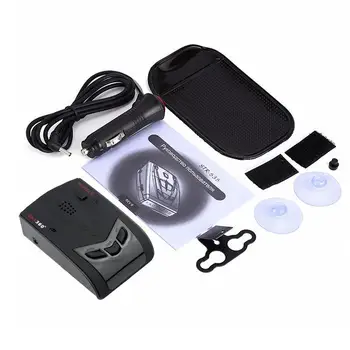 DC 12V STR550 Radar Speedometer Car Speed Radar Detector 360 Degree Protection Icon Display Tone Alerts English / Russian
DC 12V STR550 Radar Speedometer Car Speed Radar Detector 360 Degree Protection Icon Display Tone Alerts English / Russian