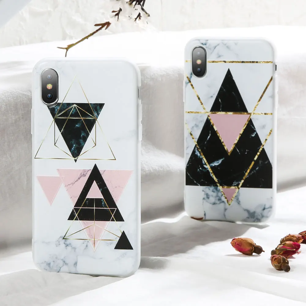 Чехол KISSCASE с геометрическим узором для Samsung Galaxy A7 A6 2018 S8 S9 Plus A5 A3 J3 J5 2017 S7 Edge