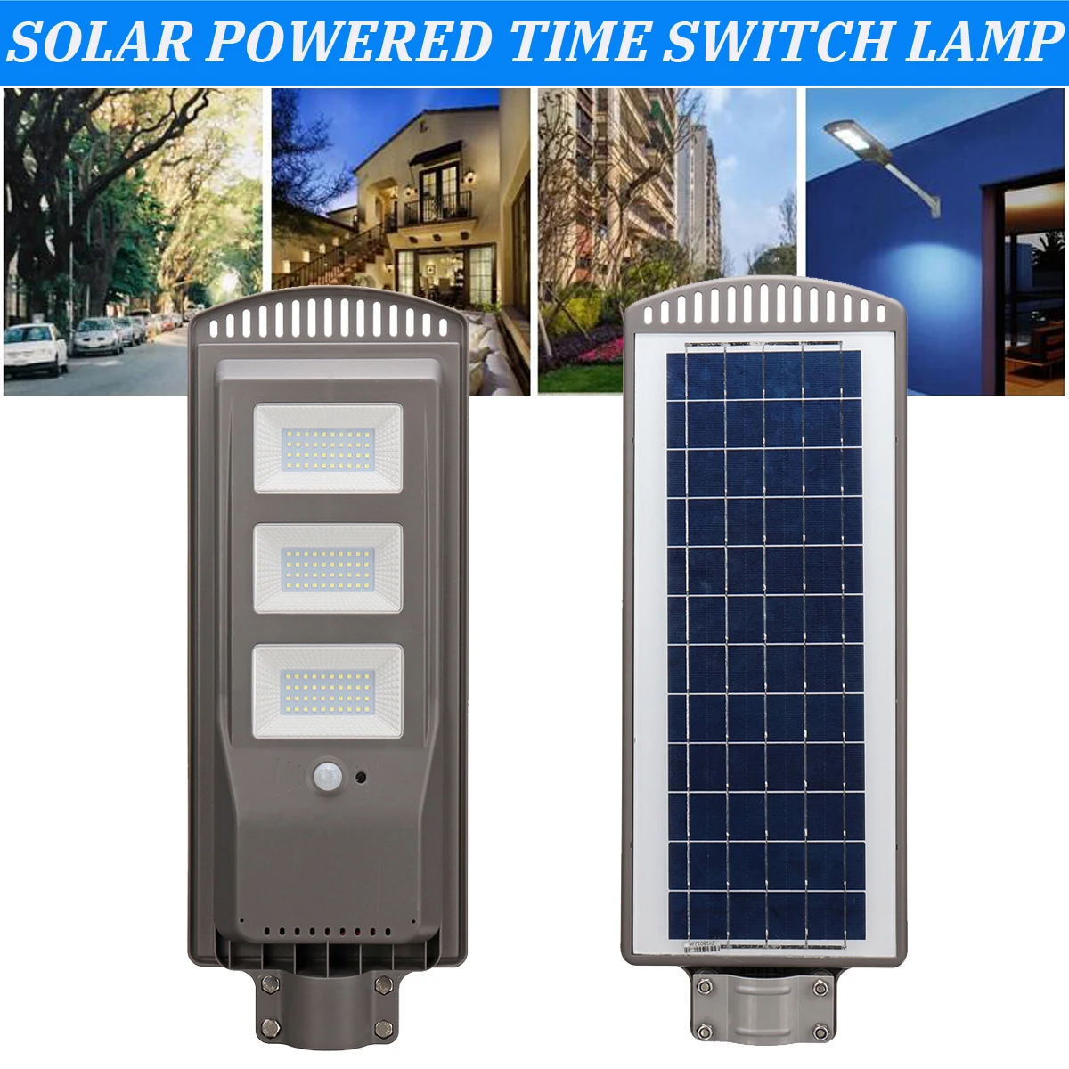 Solar Powered Panel 60W LED Solar Street Light All-in-1 Time Switch Waterproof IP67 Wall Path Lighting Lamp for Outdoor Garden
Solar Powered Panel 60W LED Solar Street Light All-in-1 Time Switch Waterproof IP67 Wall Path Lighting Lamp for Outdoor Garden