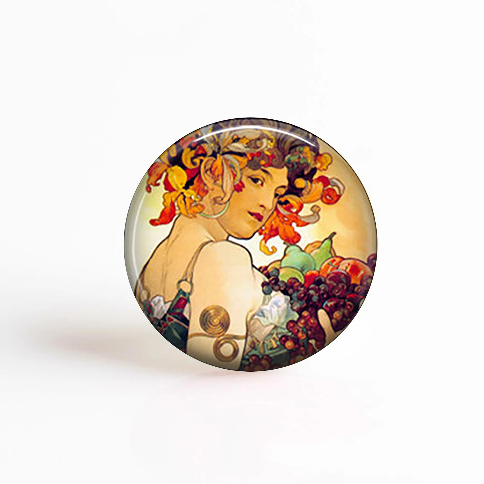 Art Nouveau Fairy 25mm Glass Cabochon Pendant Alphonse Mucha Art Glass Dome for DIY Jewelry Accessories
Art Nouveau Fairy 25mm Glass Cabochon Pendant Alphonse Mucha Art Glass Dome for DIY Jewelry Accessories