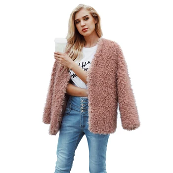 Autumn Winter Coat Furry Fur Coat Women Fluffy Warm Long Sleeve Outerwear Jacket Collarless Casual Pink Overcoat Plus Size S-3xl
Autumn Winter Coat Furry Fur Coat Women Fluffy Warm Long Sleeve Outerwear Jacket Collarless Casual Pink Overcoat Plus Size S-3xl