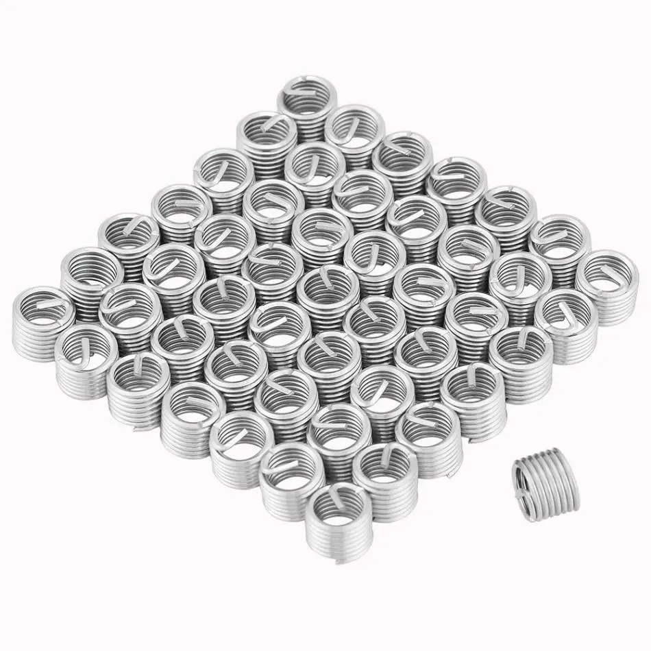 50pca/set M8 Thread Repair Insert Stainless Steel Coiled Wire Helical Screw Thread Inserts Thread Repair Tools Fastener Hardware
50pca/set M8 Thread Repair Insert Stainless Steel Coiled Wire Helical Screw Thread Inserts Thread Repair Tools Fastener Hardware