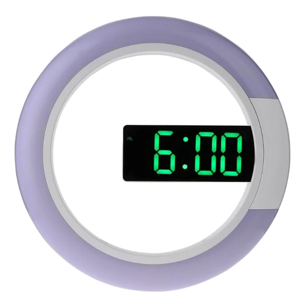 LED Display Ring Shaped Digital Alarm Time Memory Temperature Display Wall Clock Hollow Mirror
LED Display Ring Shaped Digital Alarm Time Memory Temperature Display Wall Clock Hollow Mirror