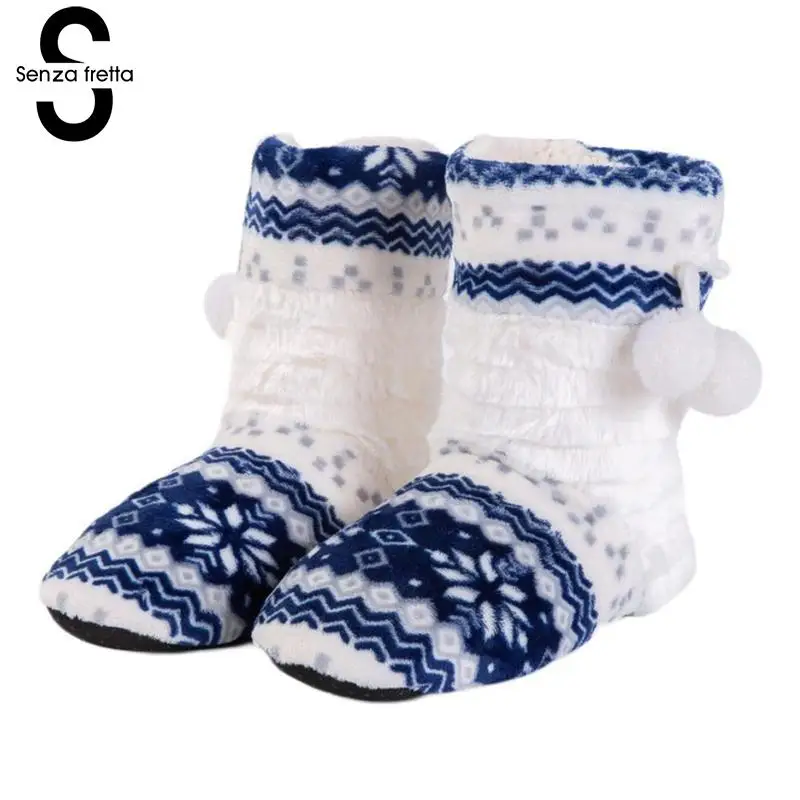 Senza Fretta Women Shoes Boots Winter Warm Plush Home Slippers Cute Ball Indoor Shoes Women Slippers High Quality Botas Feminina
Senza Fretta Women Shoes Boots Winter Warm Plush Home Slippers Cute Ball Indoor Shoes Women Slippers High Quality Botas Feminina