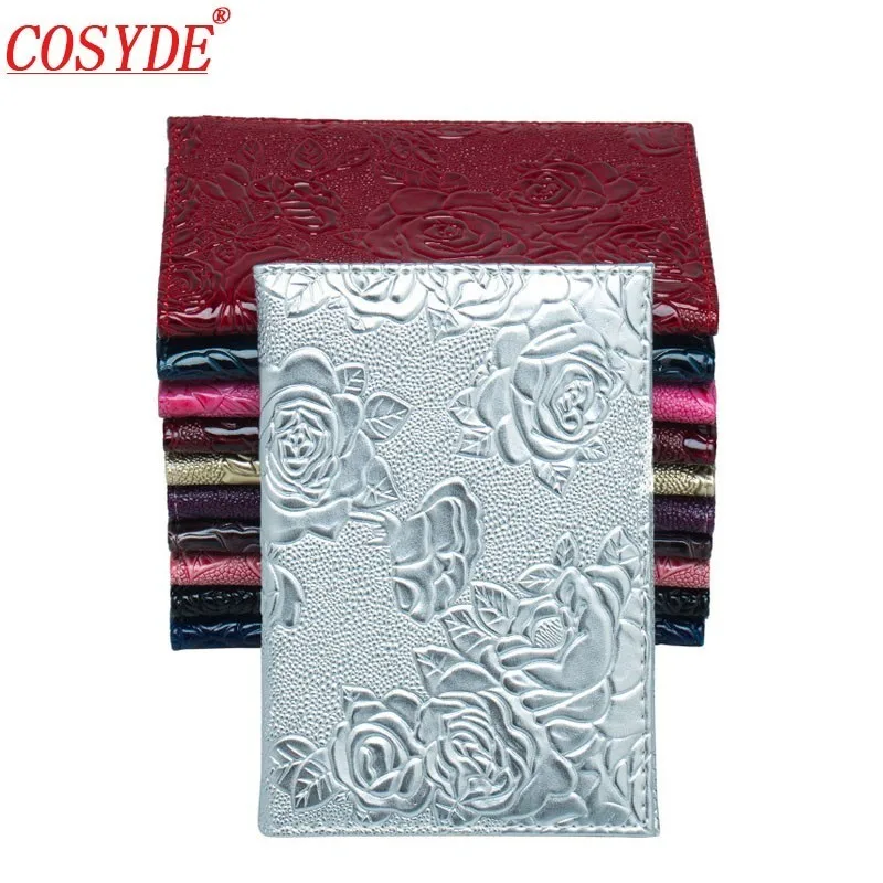 Hot Sell Credit Card Holder Leather Three Dimensional Passport Cover Women Embossed Rose Passport Holder Cover Case Travel ID
Hot Sell Credit Card Holder Leather Three Dimensional Passport Cover Women Embossed Rose Passport Holder Cover Case Travel ID