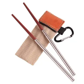 1 Pair Wood Stainless Steel Folding Chopsticks for Travel Outdoor Camping Picnic Foldable Retractable Chopsticks Tableware
1 Pair Wood Stainless Steel Folding Chopsticks for Travel Outdoor Camping Picnic Foldable Retractable Chopsticks Tableware
