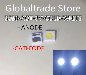 200PCS AOT Backlight High Power LED 1.5W 3V 3030 94LM Cool white LCD Backlight for TV Application EMC 3030C-W3C3 aot
200PCS AOT Backlight High Power LED 1.5W 3V 3030 94LM Cool white LCD Backlight for TV Application EMC 3030C-W3C3 aot