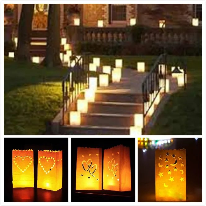 10pcs Romantic Wedding Gifts For Guests Party Decoration Supplies Heart Tea Light Holder Luminaria Paper Lantern Candle Bag Home
10pcs Romantic Wedding Gifts For Guests Party Decoration Supplies Heart Tea Light Holder Luminaria Paper Lantern Candle Bag Home