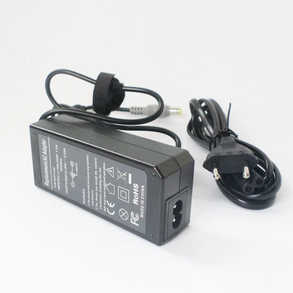 20V 65W Battery Charger For Lenovo ThinkPad T400s T410s T410i T410si R60e R61e R60i 92P1155 92P1156 92P1157 Notebook AC Adapter
20V 65W Battery Charger For Lenovo ThinkPad T400s T410s T410i T410si R60e R61e R60i 92P1155 92P1156 92P1157 Notebook AC Adapter