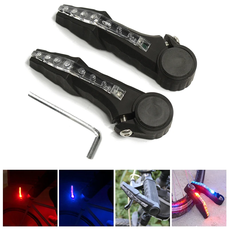 1 Pair Bicycle Handlebar Grips Light Led Bicycle Turn Signal Indicator Warning Lights Safety Warning Light LED Bike Accessories
1 Pair Bicycle Handlebar Grips Light Led Bicycle Turn Signal Indicator Warning Lights Safety Warning Light LED Bike Accessories