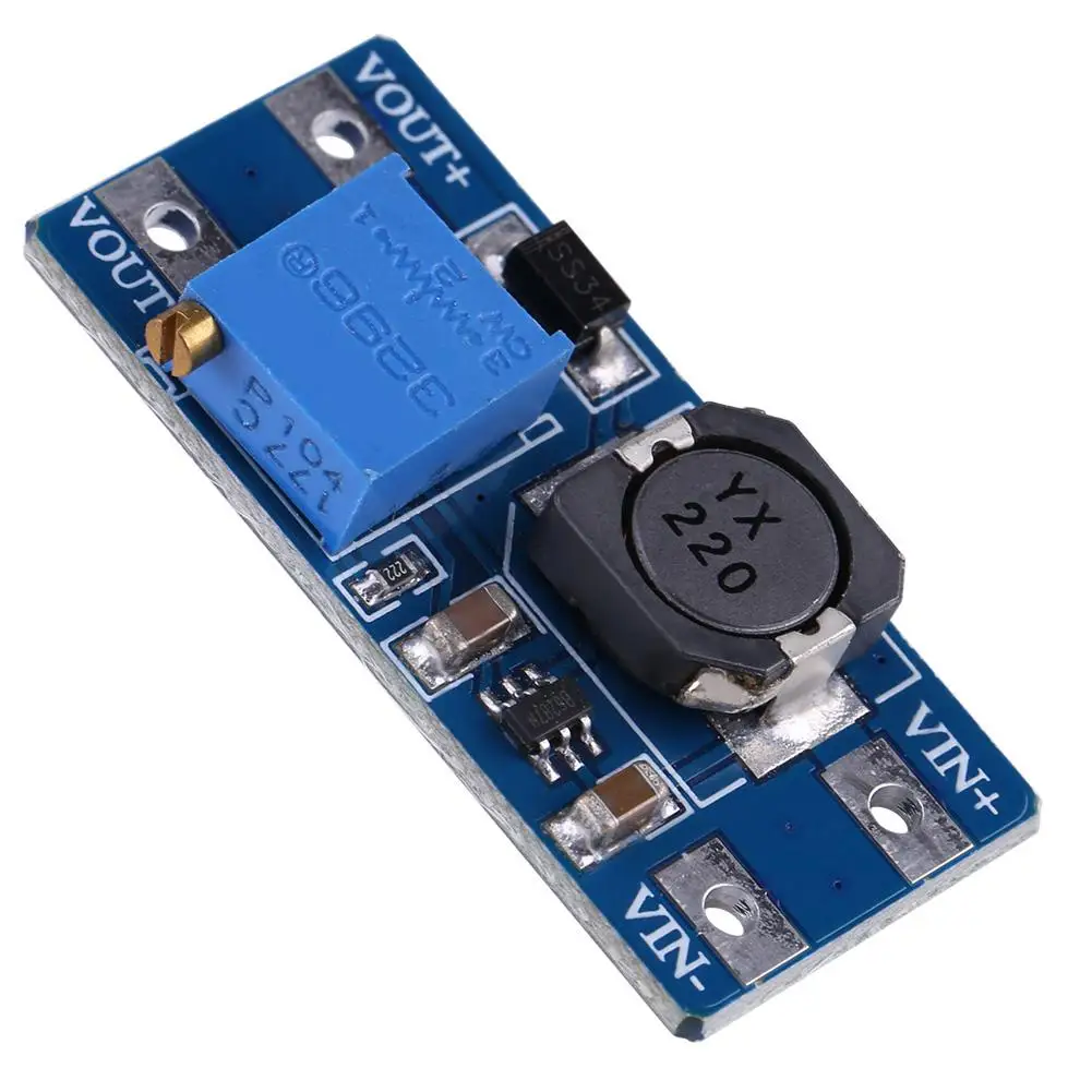 5pcs MT3608 DC-DC Boost Module 2A Adjustable Step Up Module Boost Converter Power Supply Module 2V - 24V to 5V 9V 12V 28V New
5pcs MT3608 DC-DC Boost Module 2A Adjustable Step Up Module Boost Converter Power Supply Module 2V - 24V to 5V 9V 12V 28V New