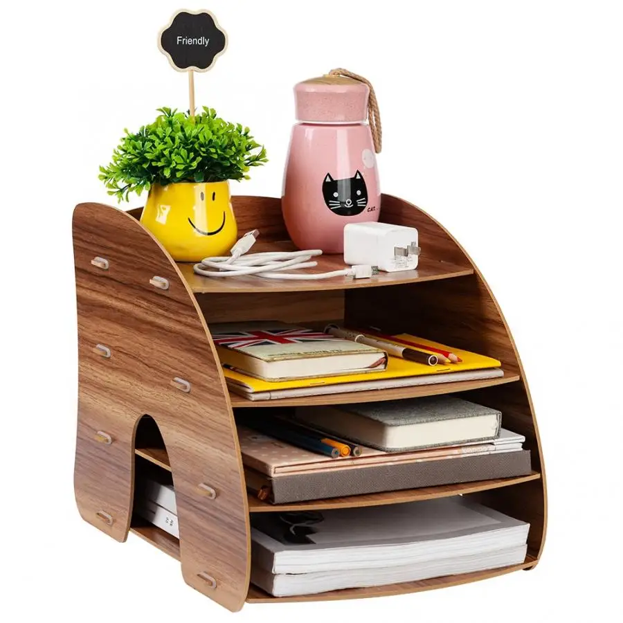 Wooden Book Shelf Large Desktop Drawer Office Supplies Storage Box File Document Rack Paper Magazine Organizer Rack
Wooden Book Shelf Large Desktop Drawer Office Supplies Storage Box File Document Rack Paper Magazine Organizer Rack